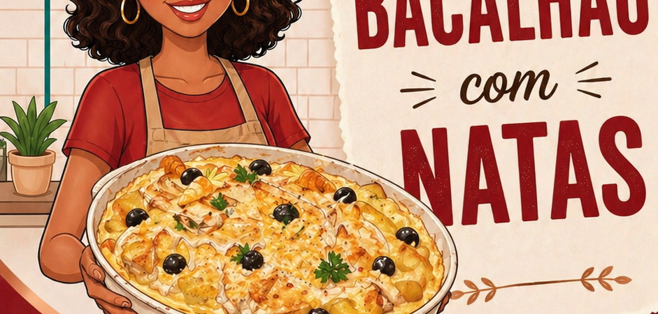 Bacalhau com Natas cremoso